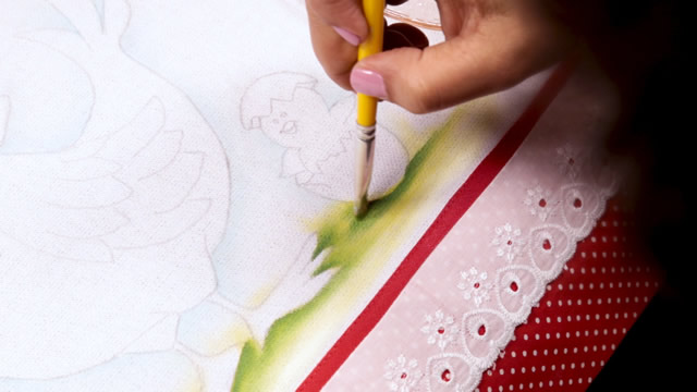como aprender a pintar em tecido