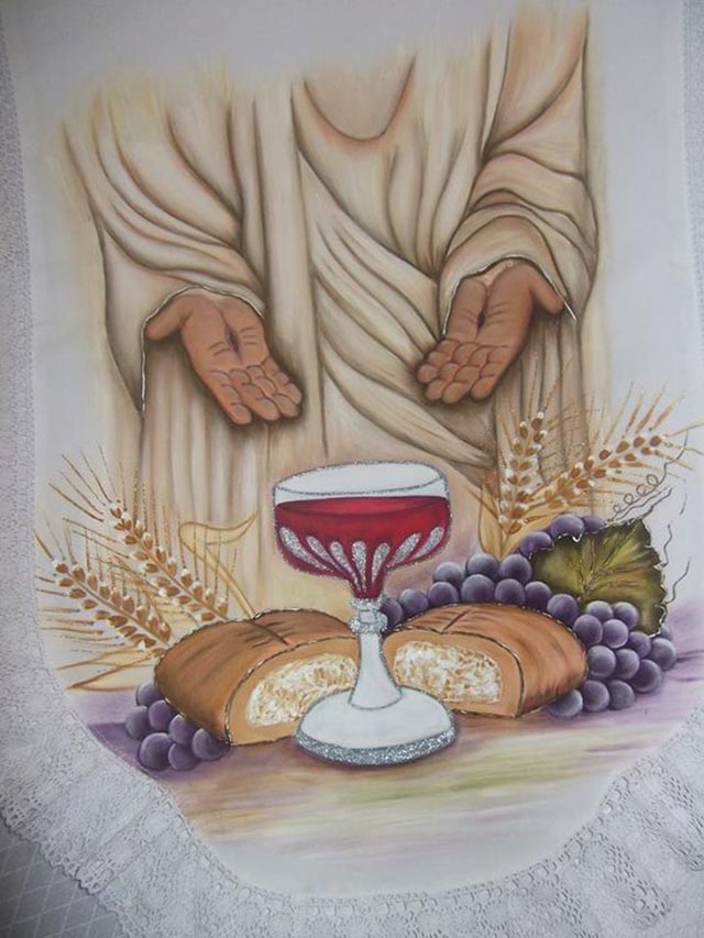 pano de prato decorado