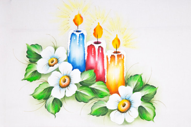 Pinturas de Natal - Passo a Passo na Escola de Pintura Pinturas de Natal - Passo a Passo na Escola de Pintura
