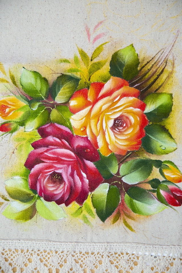 Pintura em Tecido com dicas e riscos: Riscos Desenhos Para Pintura em  Tecido Flores