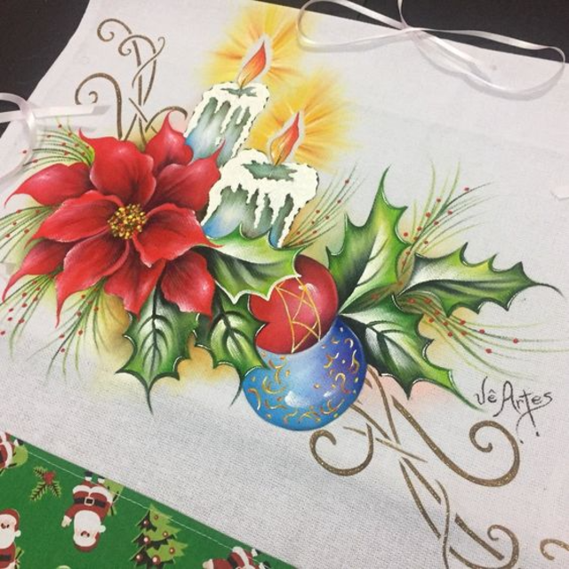 Pintura de Natal: Ideias de Presentes Pintados à Mão - Escola de Pintura